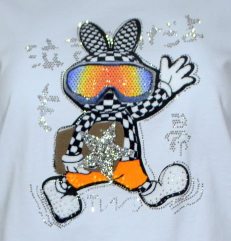 Taşlı Tavşan T-Shirt